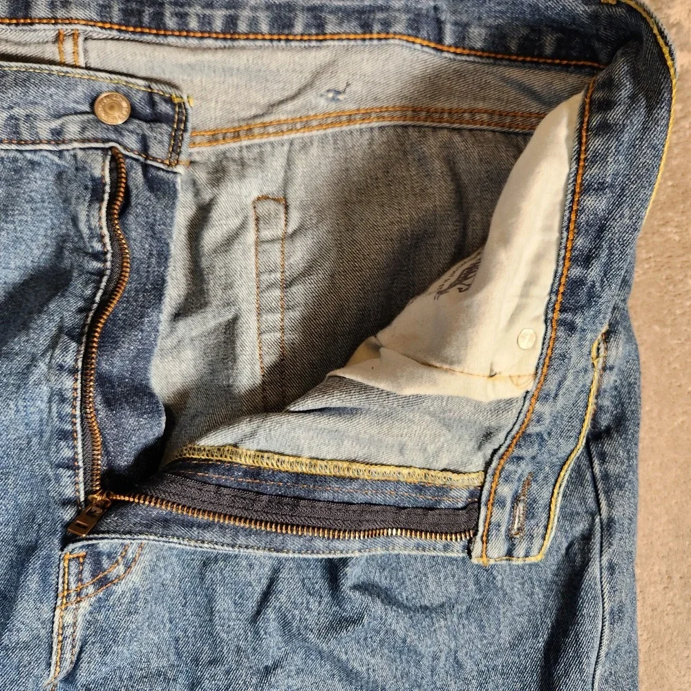 Levi's 505 Jeans Men's 42X30 Blue Straight Regular Fit‎